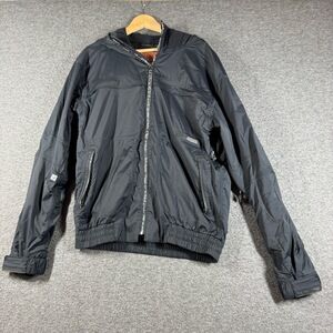 Holden Hooded Jacket Mens Medium Black Nylon Technical Outdoor Sporty